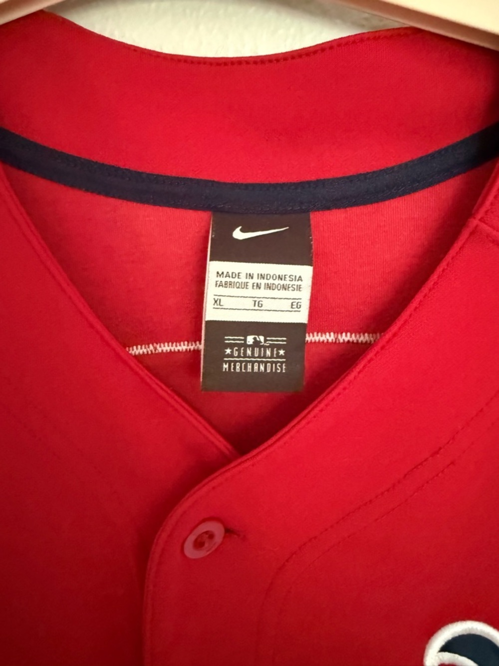 Nike Red Boston Pedroia Baseball Jersey - Picture 2 of 3